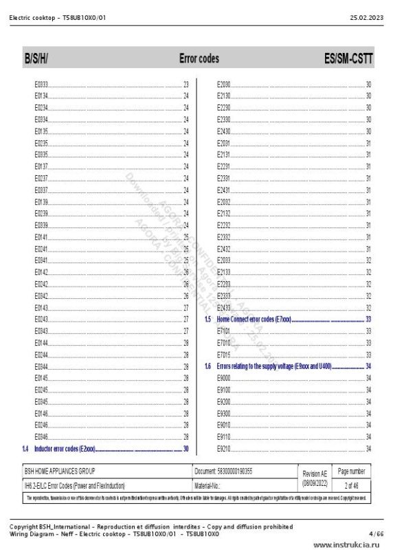 Сервисная инструкция NEFF T58UB10X0, 01, WIRING DIAGRAM, 03-66